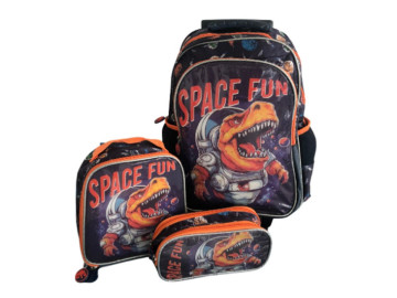 KIT MOCHILA+LANCH+EST.SPACE...