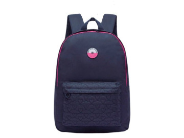 MOCHILA PRETA 42CM 1D.-1538