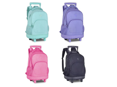 MOCHILA CAR.GIRLS CORES 46CM 2D.