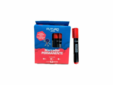 PINCEL ATOMICO 1100-P VERMELHO C/12