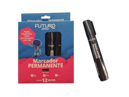 PINCEL ATOMICO 1100-P PRETO C/12