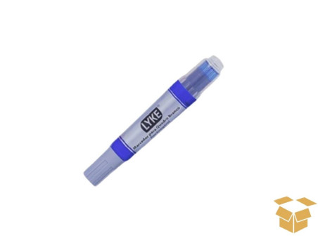 PINCEL QUADRO BRANCO REC.AZUL LYKE C/12