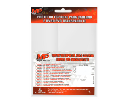 PROTETOR CADERNO BROCHURAO 96F.CD. C/ 50