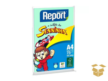 PAPEL COR A4 VERDE...