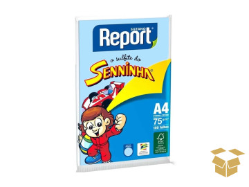 PAPEL COR A4 AZUL...