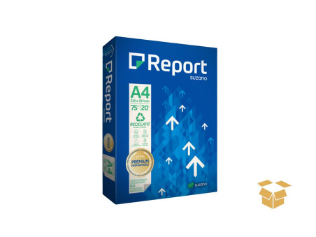 PAPEL A4 75G.RECICLADO REPORT 05X500F.