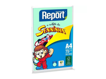 PAPEL COR A4 VERDE...