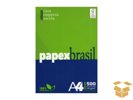PAPEL A4 75G.PAPEX 210X297 10X500F.