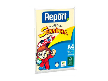 PAPEL COR A4 AMARELO...