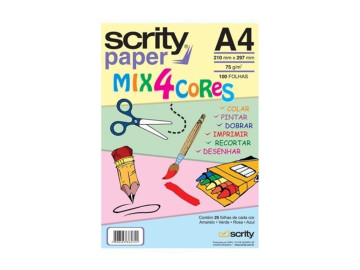 PAPEL COR A4 SORTIDO...