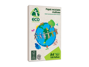 PAPEL A4 75G.RECICLADO...