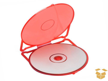 CAIXA CD/DVD VERMELHO...