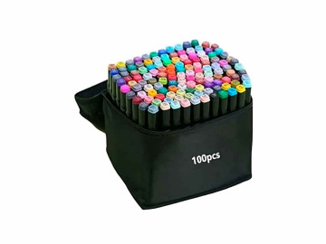 CANETA MARCADOR 96 CORES 2...