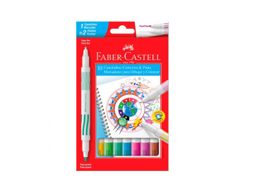 CANETA HIDR.10 CORES FABER...