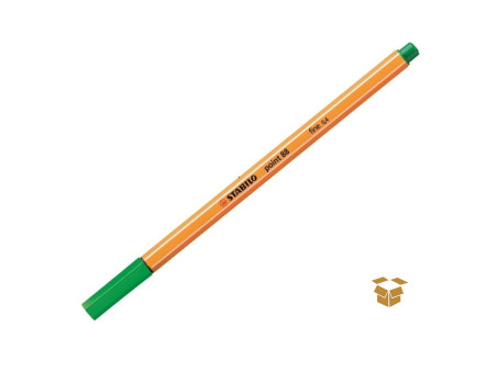 CANETA HIDR.STABILO 0,4MM.VERDE ESC.C/10