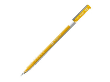 CANETA GEL OURO METALICA...