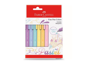 CANETA HIDR.06 CORES FINE...