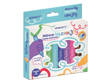 CANETA HIDR.10 CORES COLORJOY