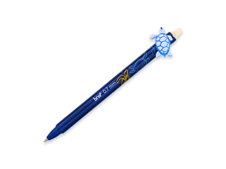 CANETA APAGAVEL GEL AZ.UNDER SEA 0,7MM.