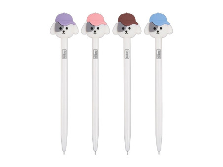 CANETA GEL PT.DOG RETRATIL-AV