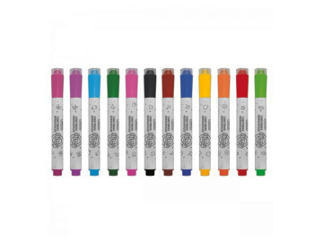 CANETA HIDR.12 CORES STAMP