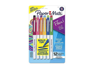 CANETA HIDR.12 CORES PAPER...