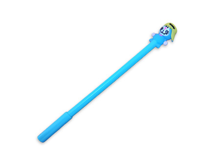 CANETA GEL PT.GATINHA COM BONE