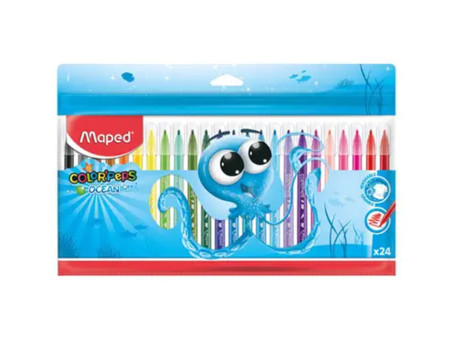 CANETA HIDR.24 CORES OCEAN POLVO