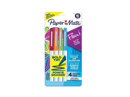 CANETA HIDR.PAPER MATE BOLD 1.2MM-GRO-AV