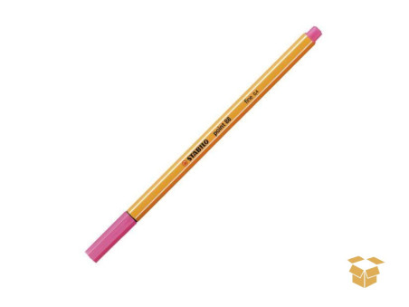 CANETA HIDR.STABILO 0,4MM.RS.CHICLET.C10