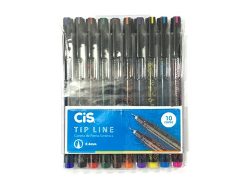 CANETA HIDR.FINE 10 CORES...