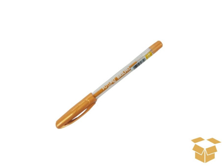 CANETA GEL GLITER OURO C/12
