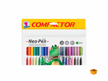 CANETA HIDR.24 CORES NEOPEN...