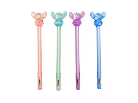 CANETA GEL STITCH AZUL CRYSTAL PEN-AV