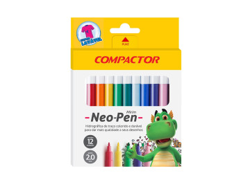CANETA HIDR.12 CORES NEOPEN...