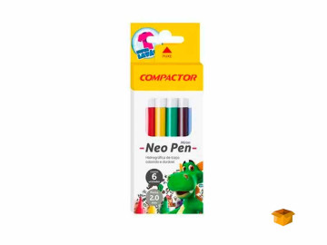 CANETA HIDR.06 CORES NEOPEN...
