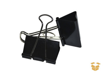 PRENDEDOR PAPEL  25MM PRETO...