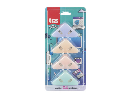 PRENDEDOR PAPEL  55MM HOLIC C/4