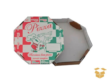 CAIXA PIZZA OITAVADA 25CM...