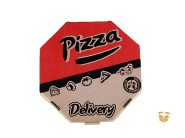 CAIXA PIZZA OITAVADA 30CM...