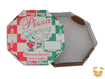 CAIXA PIZZA OITAVADA 30CM...
