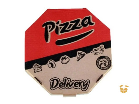 CAIXA PIZZA OITAVADA 40CM FD.LAM.C/25