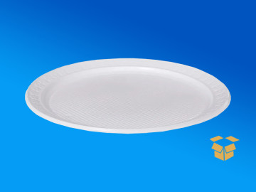 PRATO 26CM.PLAST.BRANCO...