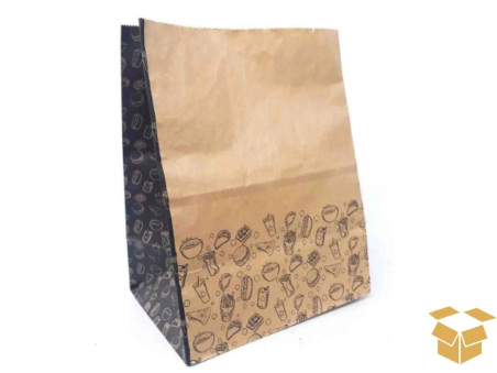 SACO PAPEL 32X16X38 FAST FOOD C/50