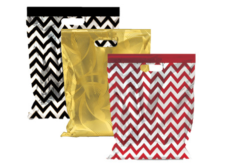 SACOLA LAMIN.32X40X5 VX.CORES - AV.