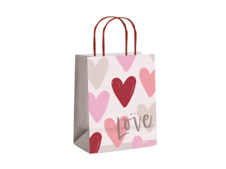 SACOLA PAPEL 26X20X10 PASSIONE LOVE M-AV