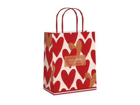SACOLA PAPEL 22X15X8 SEASON LOVE-AV.