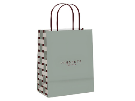 SACOLA PAPEL 26X20X10 PRESENTE P/VOCE-AV