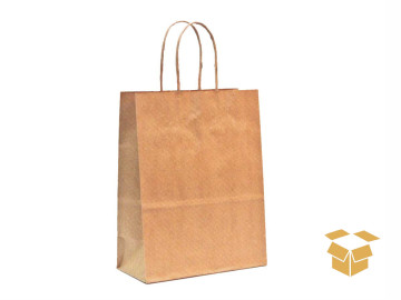 SACOLA PAPEL 24X10X33 KRAFT...