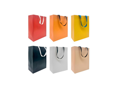 SACOLA PAPEL 19X27X08 COLORUS P-AV